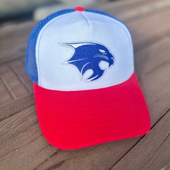 Fuzzy Bobcat Chenille Patch Trucker Hats (Various Styles) - Picture 3 of 13